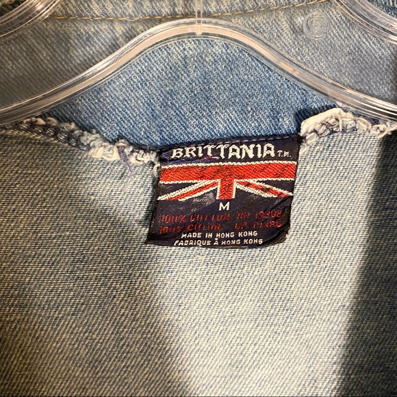 SOLD Denim vest - Picture 4 of 4